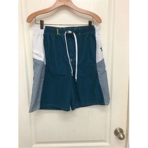 Landshark Mens Swim Trunks Shorts Size 32